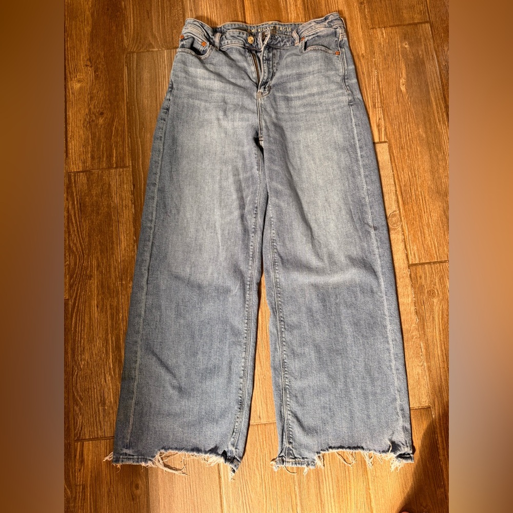 American Eagle Wide Leg Women’s Jeans in Light Blue